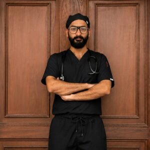 Ameerfits Black Scrub Set