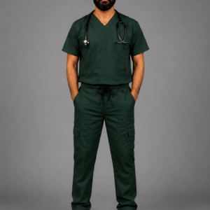 Ameerfits Hunter Green Scrub Set
